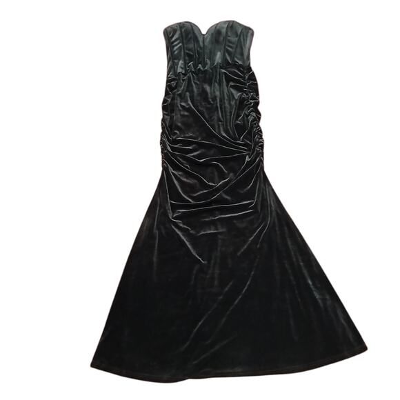 Fashion Nova Dresses & Skirts - Falling For You Velvet Maxi Dress Black Women’s XL